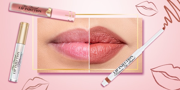 lips, lip shaper and gloss