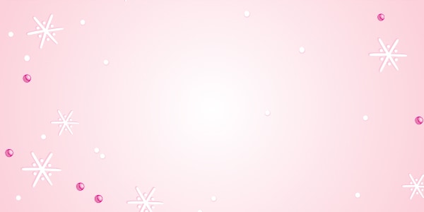 Pink Textured Background with White Snowflakes