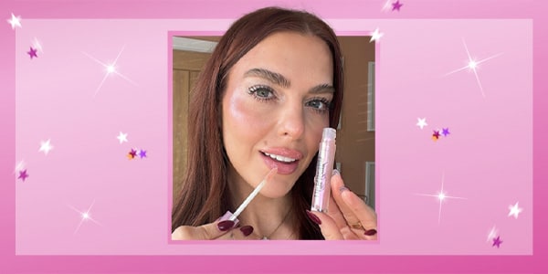 frosted makeup trend - lips