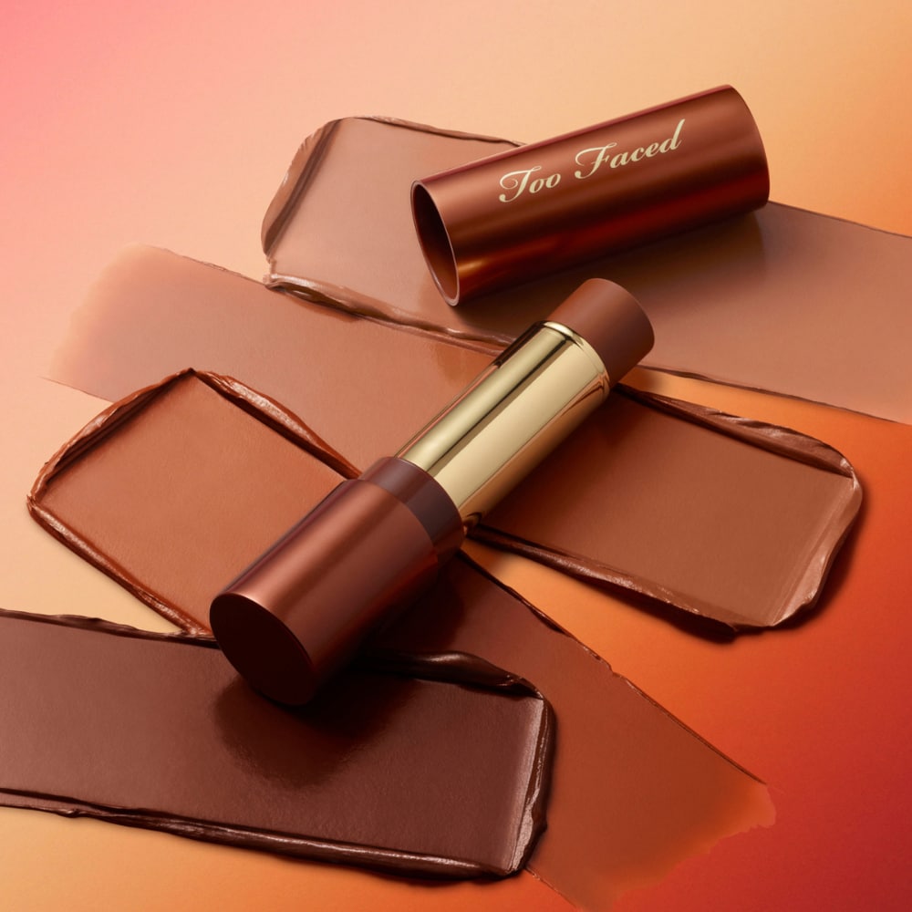 chocolate soleil sculpting bronzing stick and shade swatches