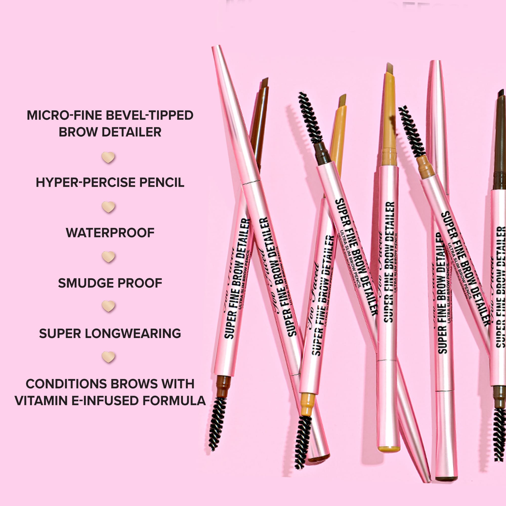 Super Fine Brow Detailer Eyebrow Pencil Too Faced