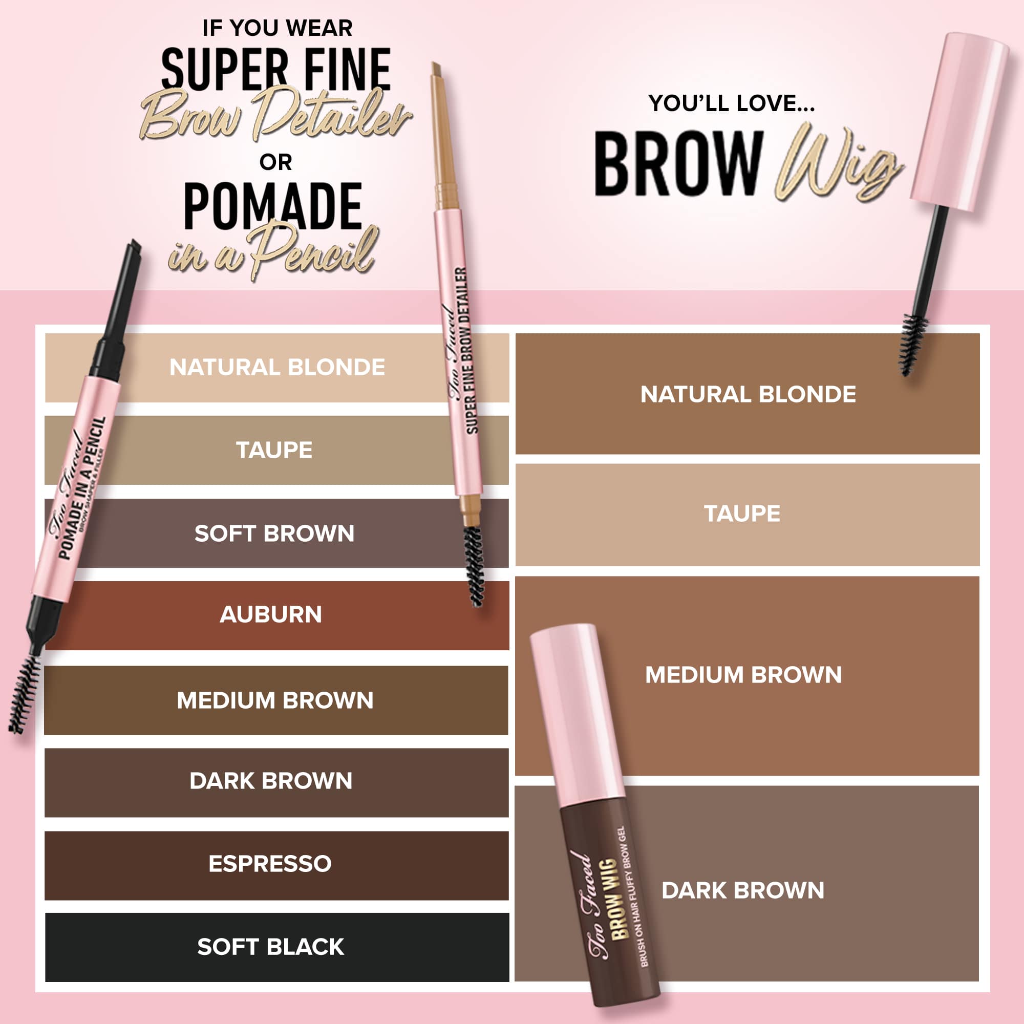 Super Fine Brow Detailer Eyebrow Pencil Too Faced