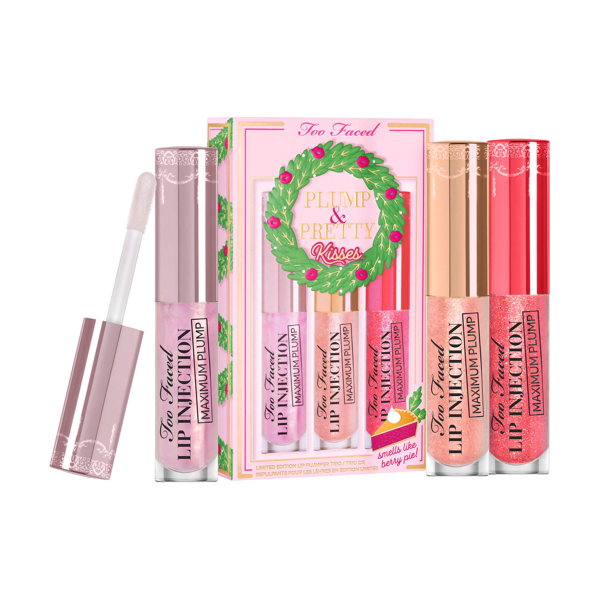 Too faced lip injection christmas set clearance
