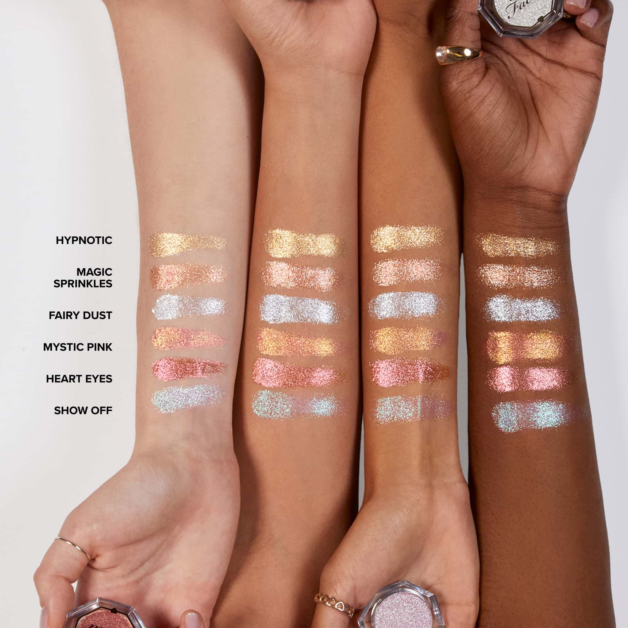 Disco Crush High Shine Glitter Eyeshadow + Face Sparkle
