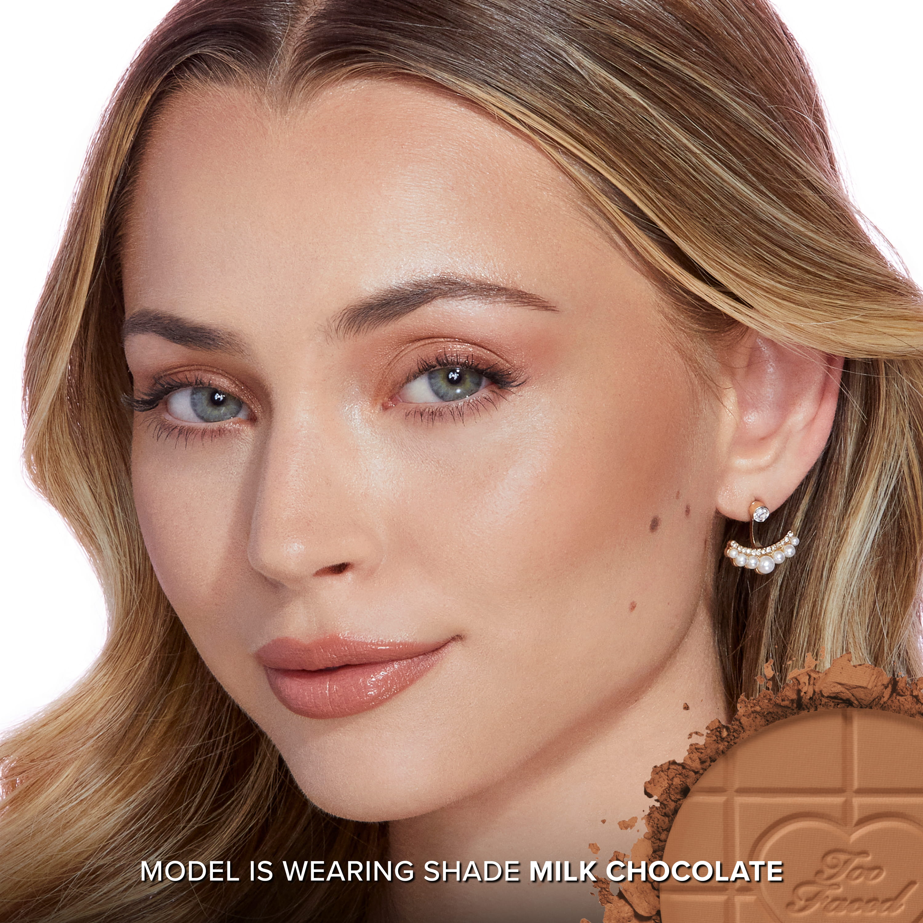 Chocolate Soleil Matte Blurring Bronzer, Milk Chocolate, 8g