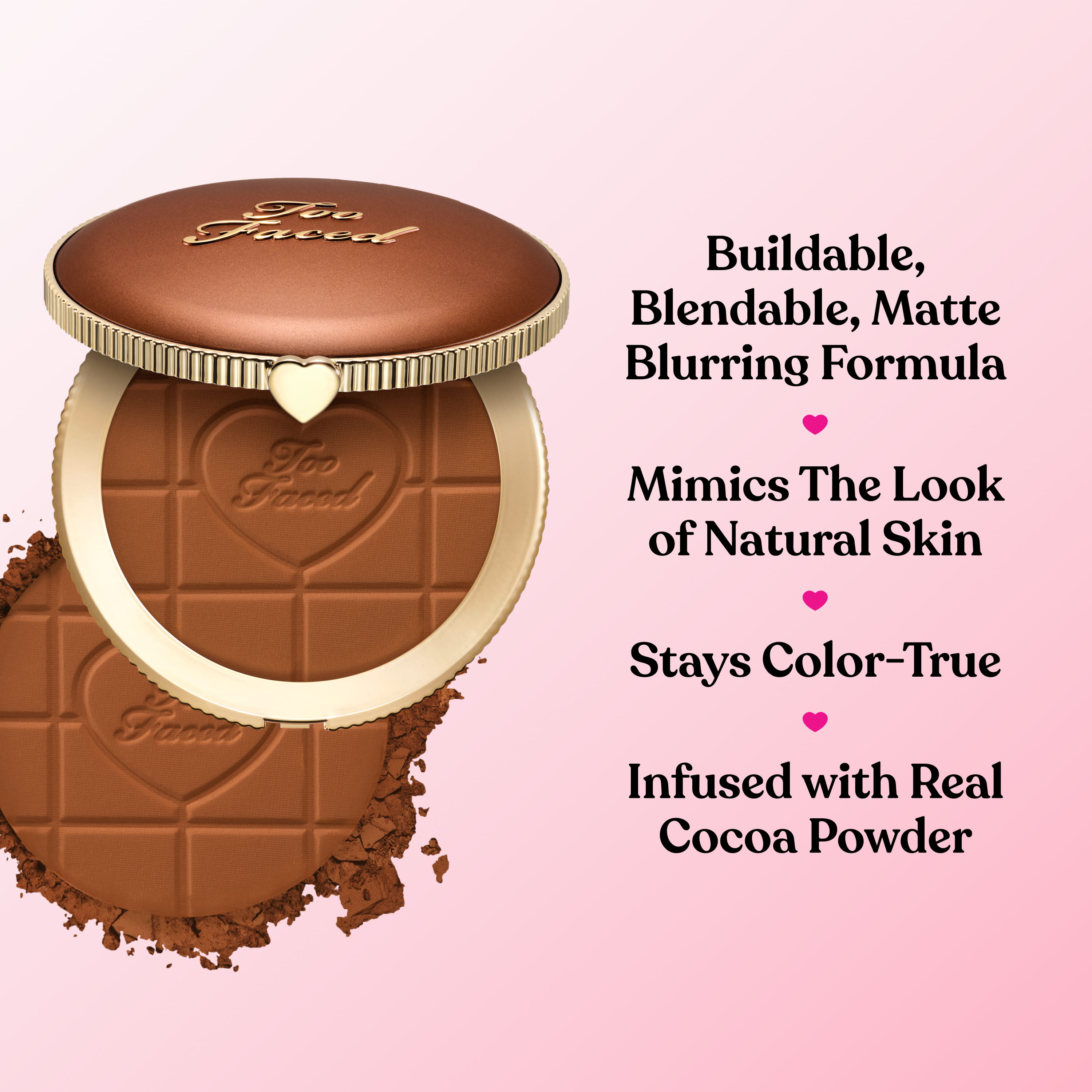 Travel Size Chocolate Soleil Matte Blurring Bronzer, Chocolate Soleil, 2g