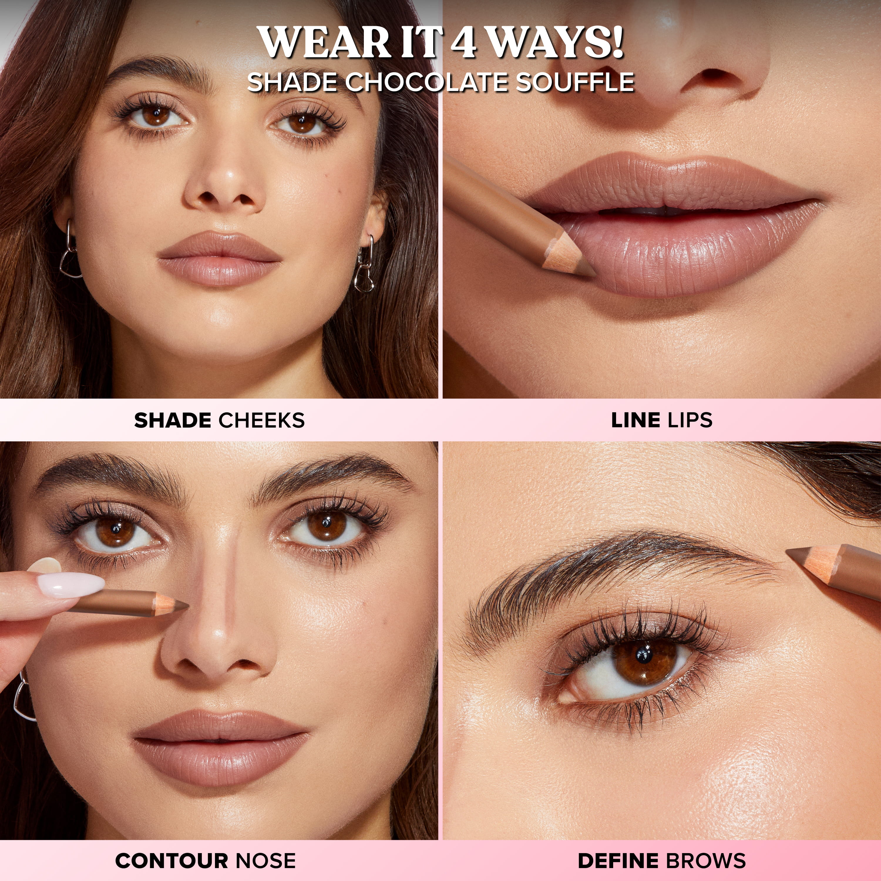 Chocolate Soleil Sculpting Pencil, Chocolate Souffle, 1.2g