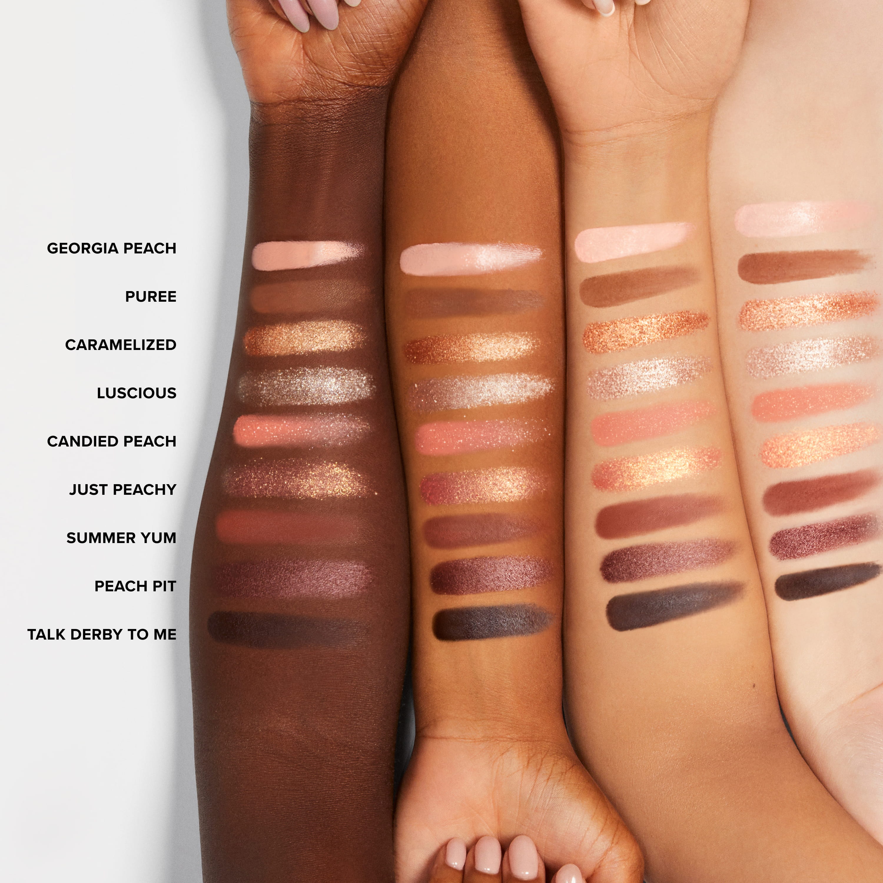 Sweet Peach Eye Shadow Palette, NET WT. 0.32 OZ. / 9.0 g