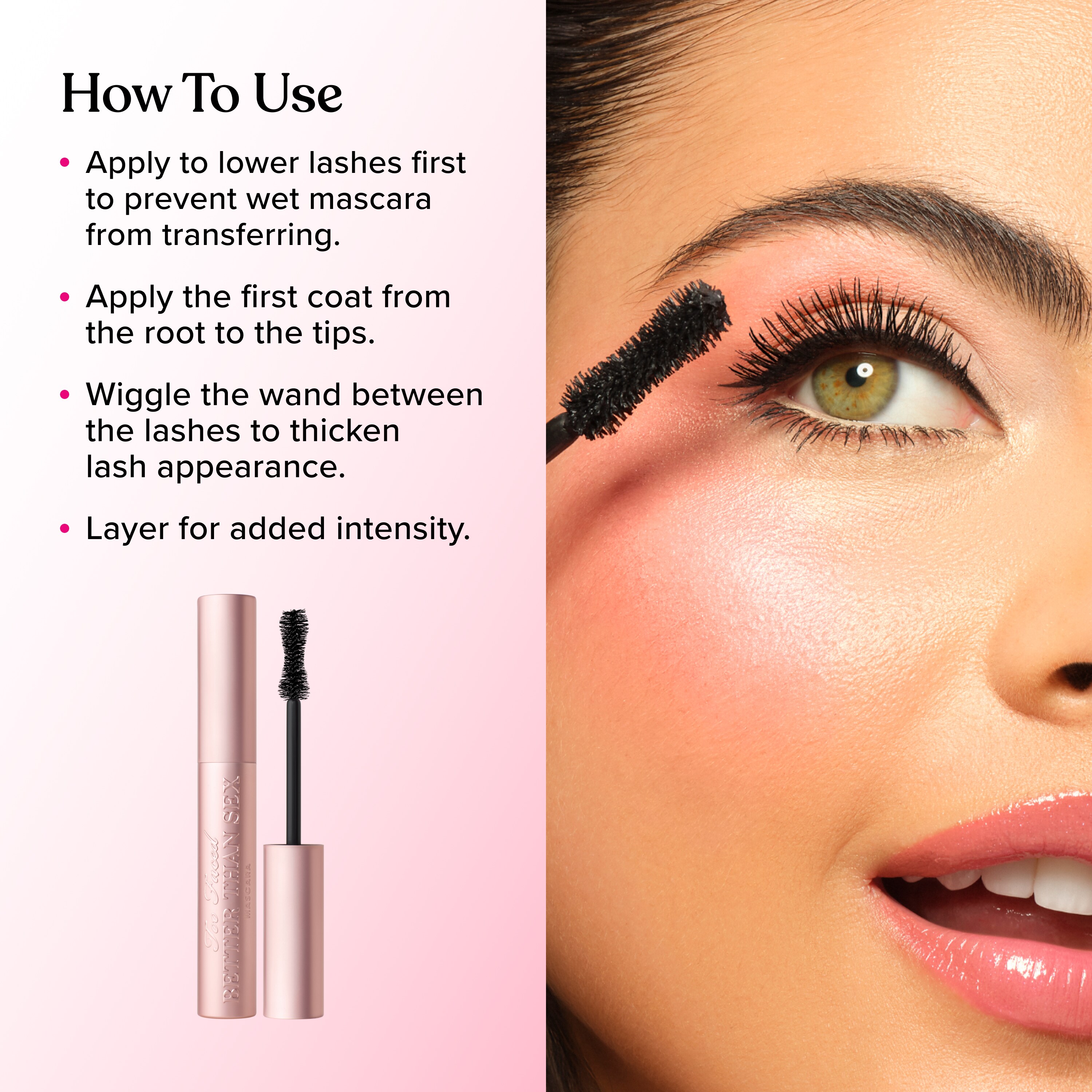 Better Than Sex Volumizing Mascara Duo Holiday 2026, Deepest Black, 8ml / 0.54 Oz.