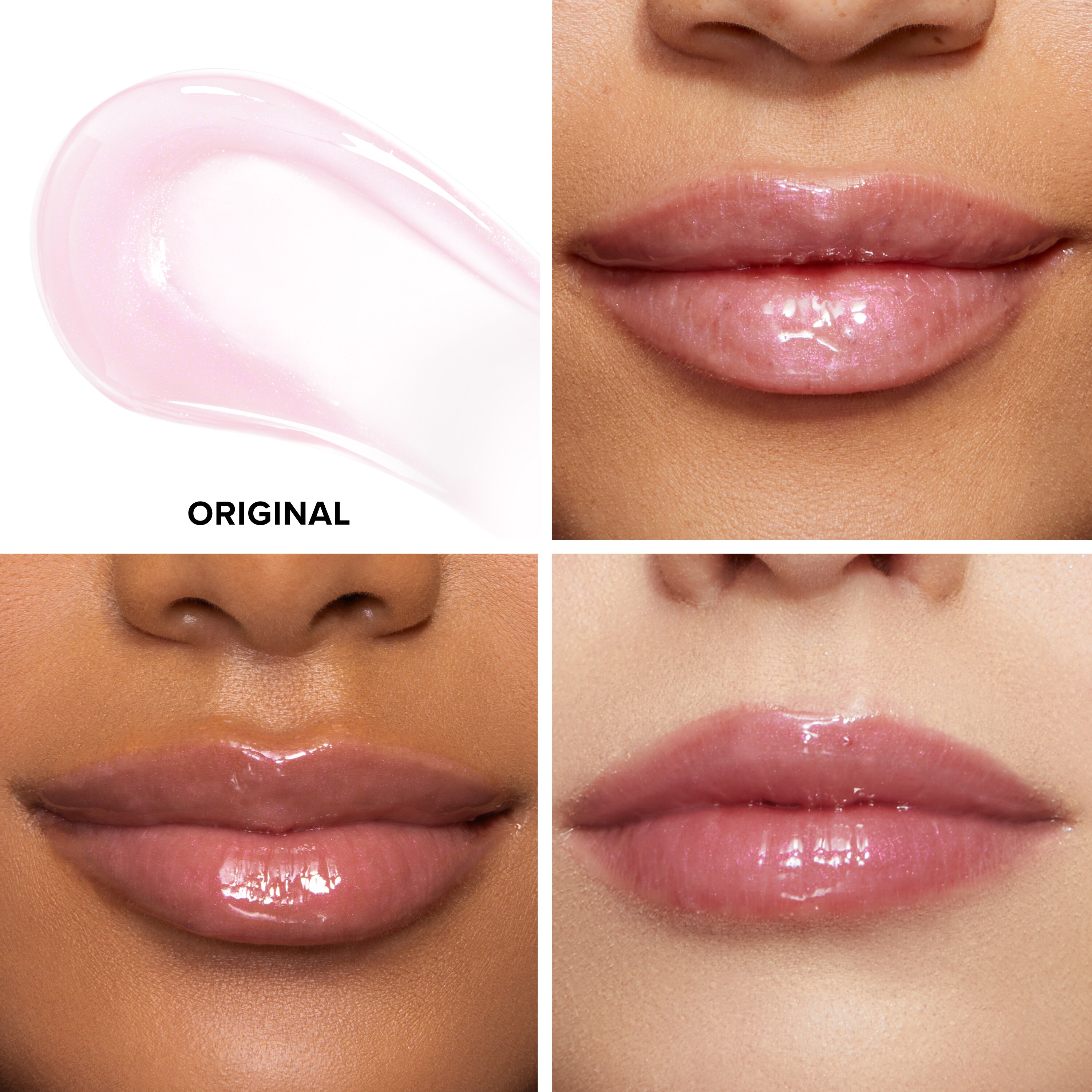 Lip Injection Maximum Plump Lip Gloss Duo Holiday 2026, Original — Clear Taffy Twist — Ombré Neon Pink Sparkle into Baby Blue, 10 g / 0.35 Oz