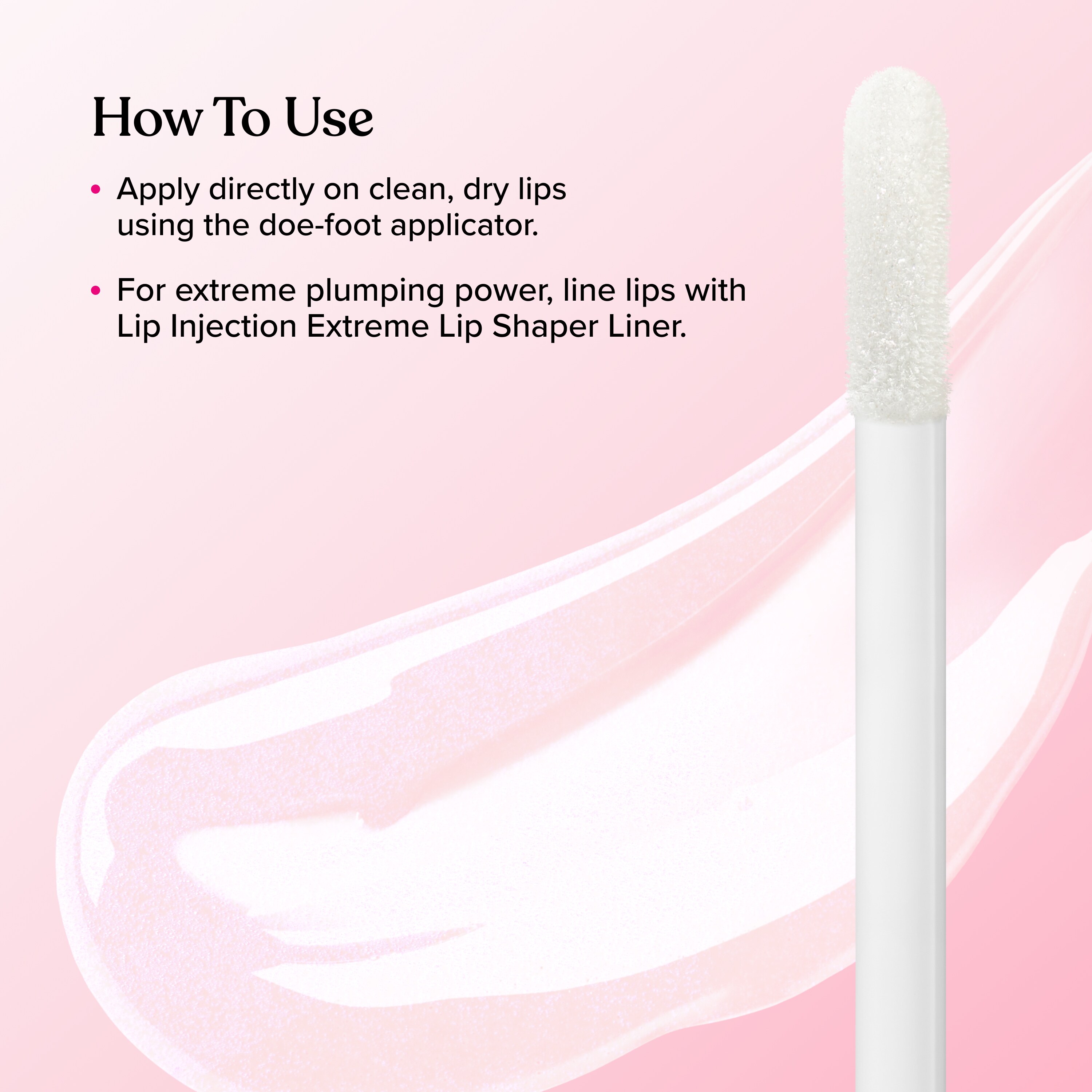 Lip Injection Maximum Plump Lip Gloss Duo Holiday 2026, Original — Clear Taffy Twist — Ombré Neon Pink Sparkle into Baby Blue, 10 g / 0.35 Oz