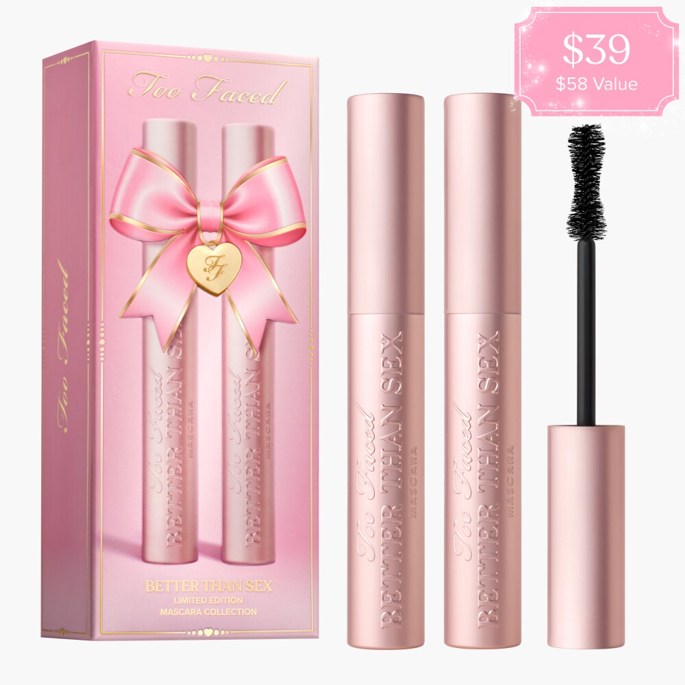Better Than Sex Volumizing Mascara Duo Holiday 2026, Deepest Black, 8ml / 0.54 Oz.